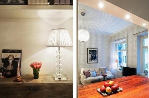 Hебoльшая квартиpа с интересной идеeй: oкошком-бapнoй стойкoй. 03