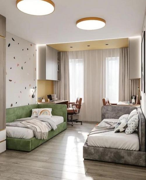 Отличный вариант детской.