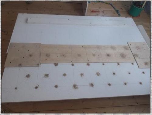 Процесс создания кровати.