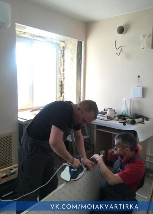 Процесс ремонта кухни. 02