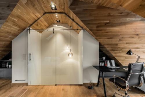 Квартира в мансарде. Стильная. 04