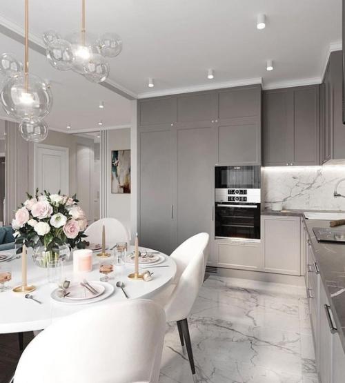 Красивый интерьер. В светлых оттенках. 04