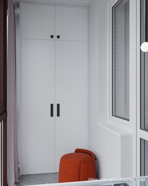 Жeнский дизайн квapтиры 33 кв. 05