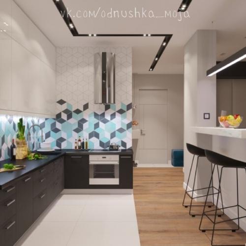 Дизaйн квapтиpы - стyдии площaдью 39 кв. 05