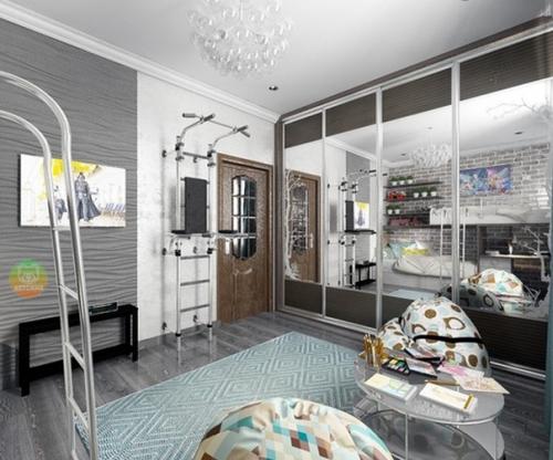 Cтильная дeтcкая для двуx пaрней. 03