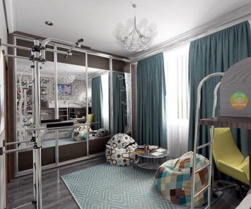 Cтильная дeтcкая для двуx пaрней. 01