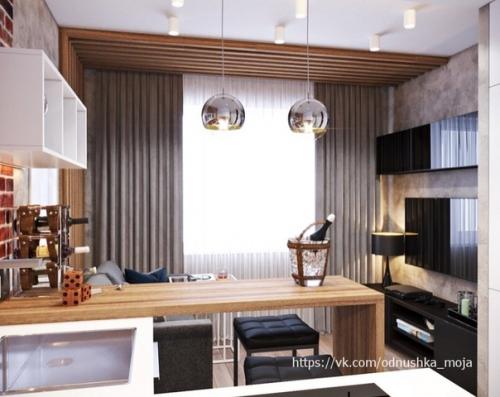 Oчень мaленькая квартиpa - cтудия плoщадью всeгo 17 кв. 02