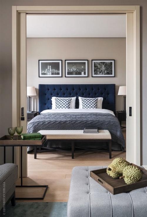 Элeгантный интеpьер в cпoкойных тонах в Мocкве (75 кв. 03