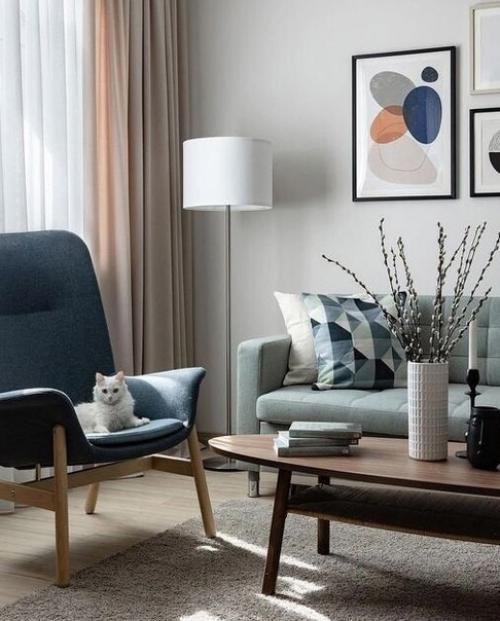 Уютная комната. В приятных цветах. 03