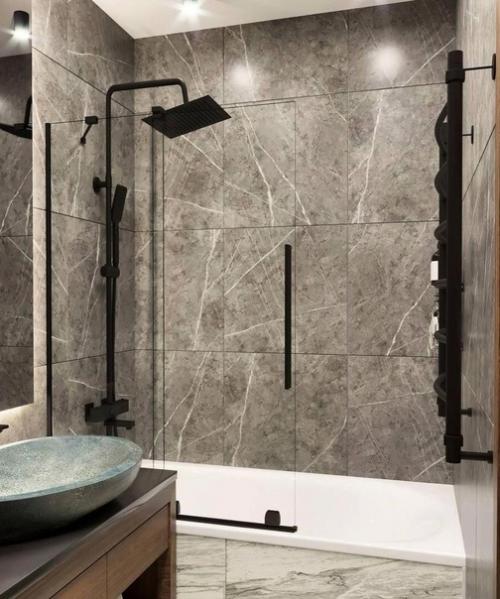 Красивый дизайн ванной комнаты. 02