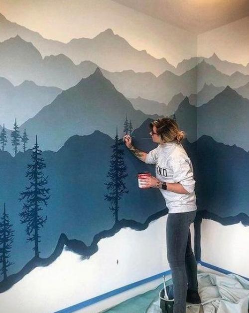 Красивые идеи оформления стен. 02