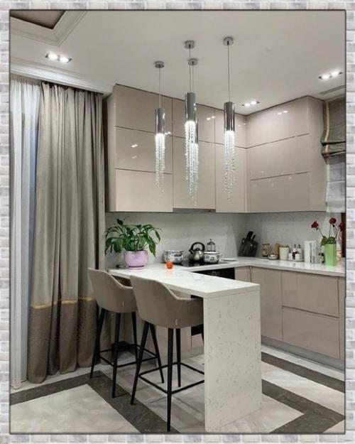 Стильная квартира. В нежной цветовой гамме.