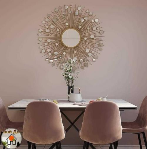 Кухня в пудровом цвете. 04