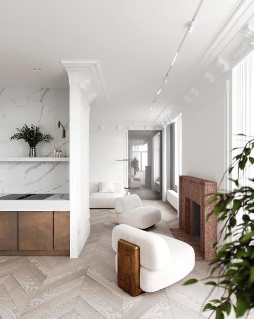 Роскошный интерьер. В современном стиле. 02