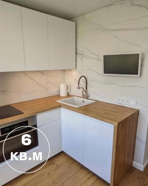 Небольшая кухня. В минималистичном стиле.