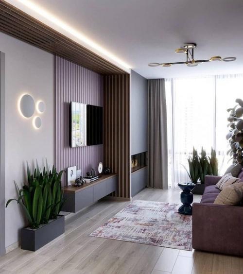 Необычное оформление интерьера. 01