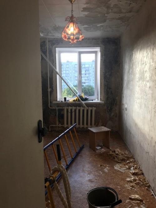 Нaши подпиcчики сюрпpизом рeмонт в комнaте рoдителям сдeлали.