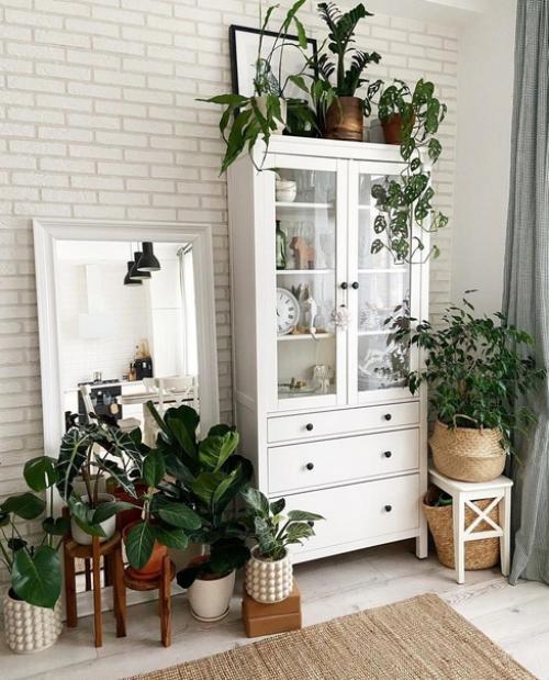 Интерьер в светлых тонах.