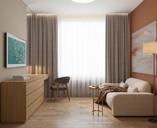 Современный интерьер. В светлых оттенках. 05