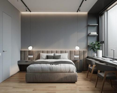 Современный интерьер. В светлых оттенках. 06