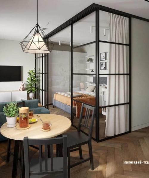 Интерьер просторной студии. 02