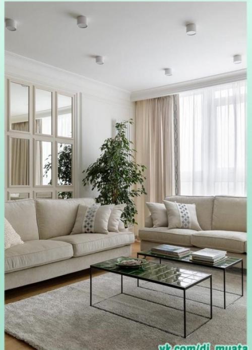 Красивый интерьер. С акцентом на синие и голубые оттенки. 07