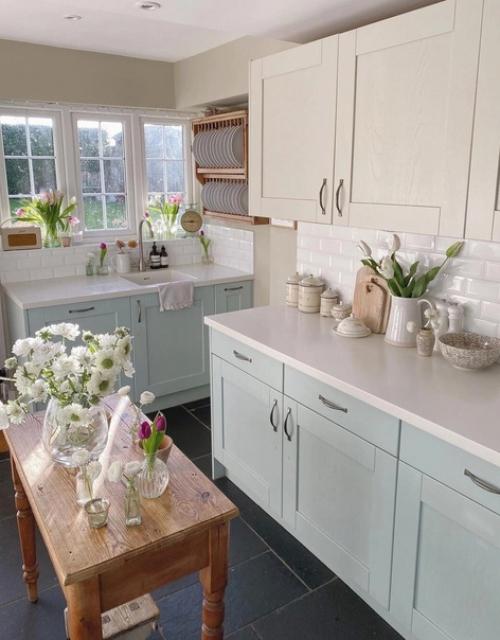 Интерьер дома. В светлых, нежных оттенках. 02