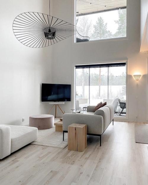 Современная квартира. В светлых тонах. 01