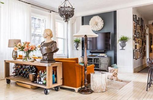 Красивый интерьер. В стиле лофт.