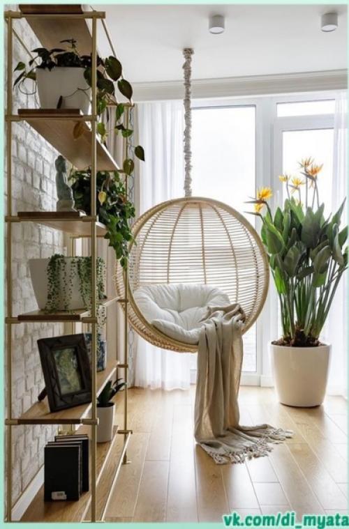 Красивый интерьер. С акцентом на синие и голубые оттенки. 04