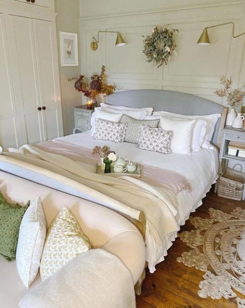 Интерьер дома. В светлых, нежных оттенках. 05