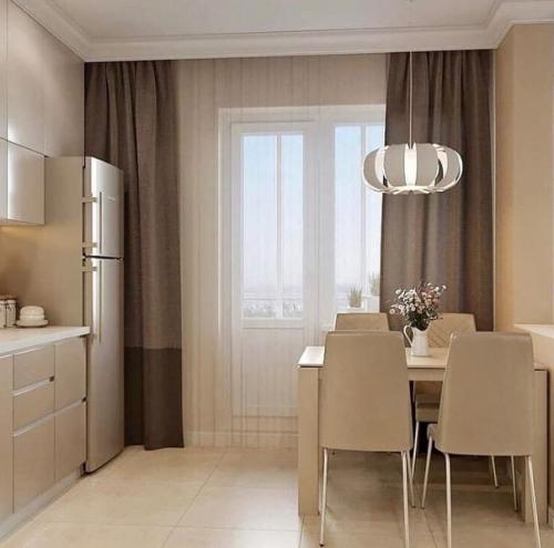 Просторная квартира. В бежевых оттенках. 07