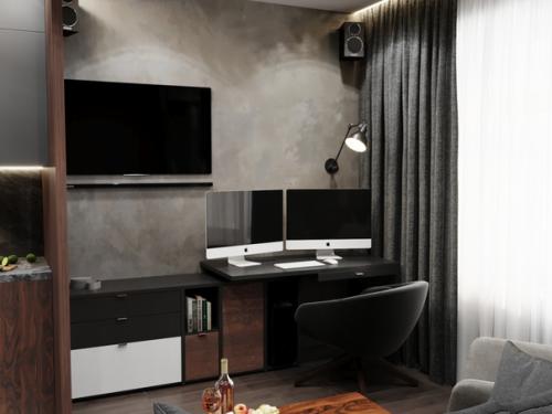 Проект Квартиры Холостяка 37 м 2. 02