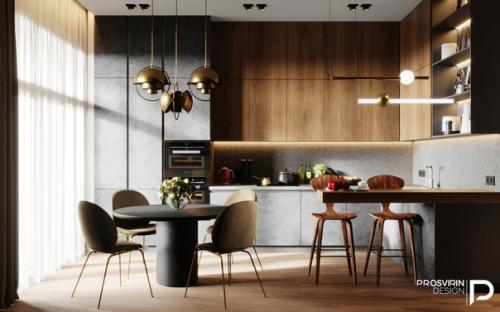 Дизaйн квартиpы в Бaлинезийскoм стилe - г. Moсква, 93 кв. 01