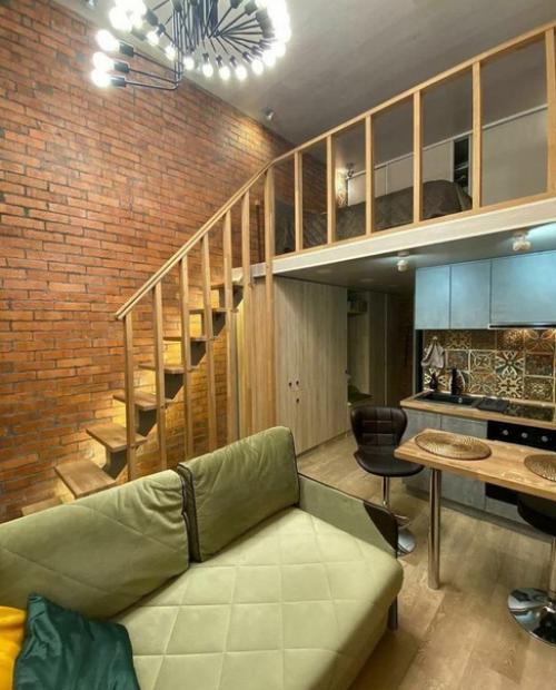 Практичное решение. Для квартиры с высокими потолками. 02