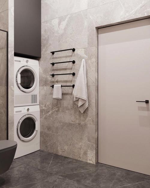 Интерьер двухуровневой квартиры. 06