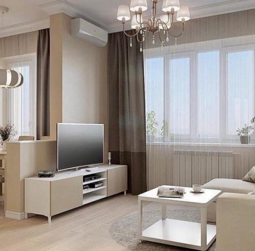 Просторная квартира. В бежевых оттенках. 04