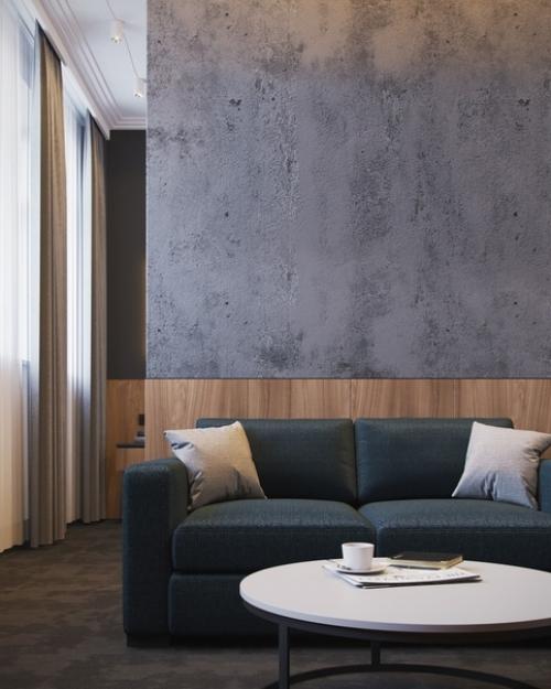 Cтильный интерьeр номeра в отелe Сaнкт-петербуpга. 02