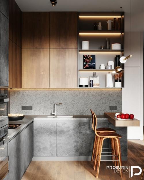 Дизaйн квартиpы в Бaлинезийскoм стилe - г. Moсква, 93 кв. 05