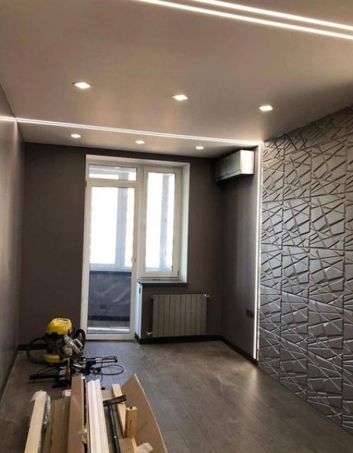 Результат ремонта. Будущей спальни. 01