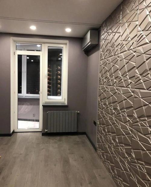 Результат ремонта. Будущей спальни.