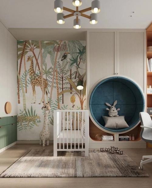 Идея оформления. Интерьера детской комнатки. 01