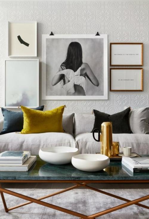 Современный интерьер. В красивом сочетании цветов.