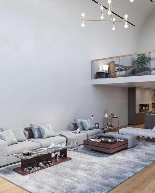 Современный интерьер. Уютной спальни. 03