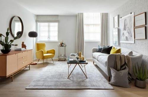 Современный интерьер. В красивом сочетании цветов. 01