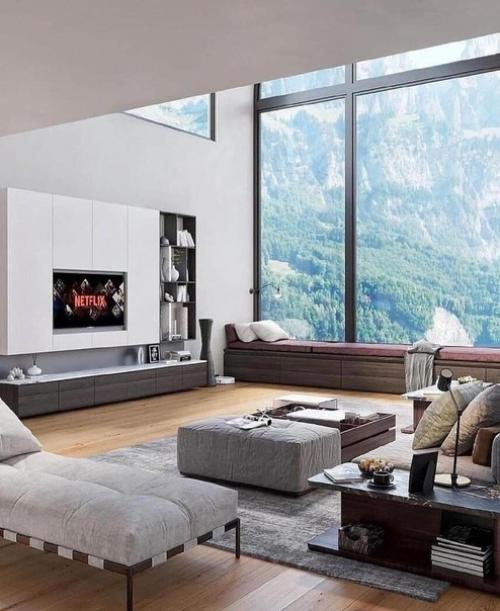 Современный интерьер. Уютной спальни. 04