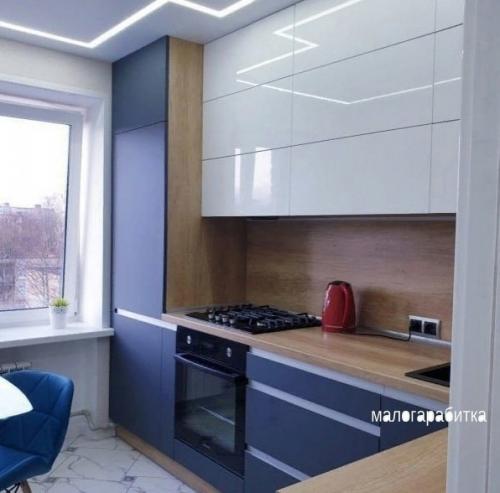 Наш ремонт делал муж, дизайн мой.