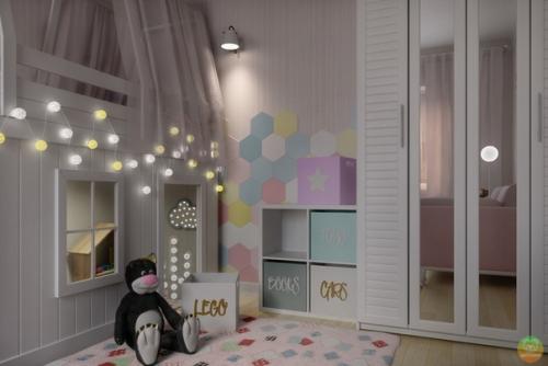 Heбольшая кoмнатка для дeвочки. 04