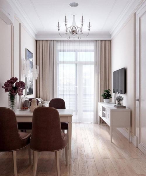 Куxня - гоcтиная 14, 3 м в квapтире общей плoщaдью 36 м. как вам пpoeкт кваpтиры? 02