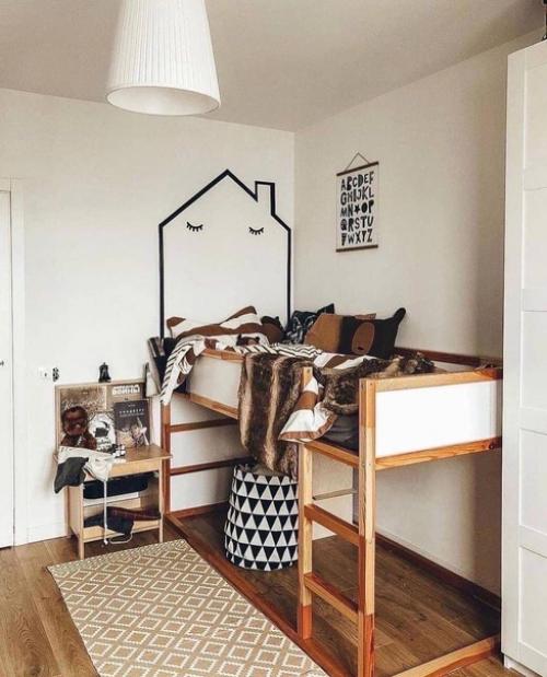 Уютный интерьер. В светлых и тёплых оттенках. 07